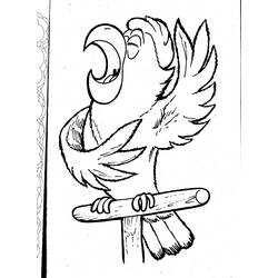 Página para colorir: Papagaio (animais) #16131 - Páginas para Colorir Imprimíveis Gratuitamente