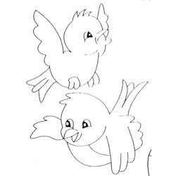 Página para colorir: passarinhos (animais) #20105 - Páginas para Colorir Imprimíveis Gratuitamente