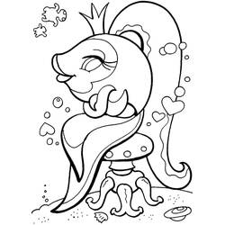 Desenho Peixe Dourado (Animais) #208307 para imprimir e colorir