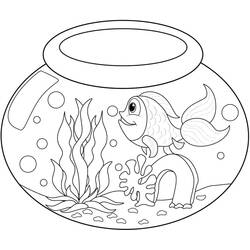 Desenho Peixe Dourado (Animais) #208310 para imprimir e colorir
