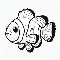 Desenho Peixe-palhaço (Animais) #218314 para imprimir e colorir