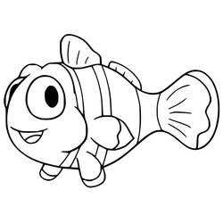 Desenho Peixe-palhaço (Animais) #218331 para imprimir e colorir