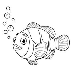 Desenho Peixe-palhaço (Animais) #218338 para imprimir e colorir