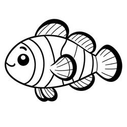 Desenho Peixe-palhaço (Animais) #218340 para imprimir e colorir