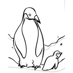 Página para colorir: Pinguim (animais) #16822 - Páginas para Colorir Imprimíveis Gratuitamente