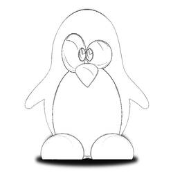 Página para colorir: Pinguim (animais) #16833 - Páginas para Colorir Imprimíveis Gratuitamente
