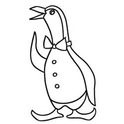 Página para colorir: Pinguim (animais) #16856 - Páginas para Colorir Imprimíveis Gratuitamente