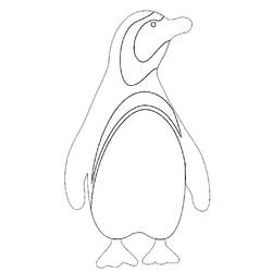 Página para colorir: Pinguim (animais) #16891 - Páginas para Colorir Imprimíveis Gratuitamente