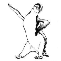 Página para colorir: Pinguim (animais) #16948 - Páginas para Colorir Imprimíveis Gratuitamente