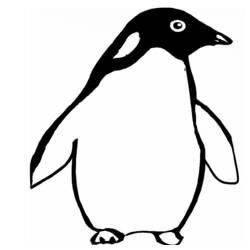 Página para colorir: Pinguim (animais) #16979 - Páginas para Colorir Imprimíveis Gratuitamente