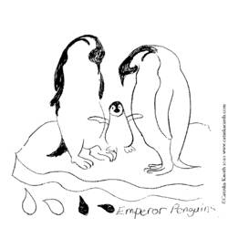 Página para colorir: Pinguim (animais) #17005 - Páginas para Colorir Imprimíveis Gratuitamente
