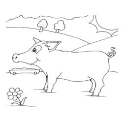 Desenho Porco (Animais) #17638 para imprimir e colorir