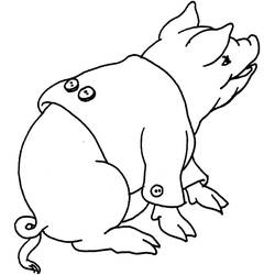 Desenho Porco (Animais) #191182 para imprimir e colorir