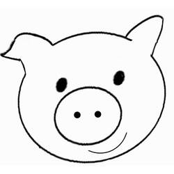 Desenho Porco (Animais) #191203 para imprimir e colorir