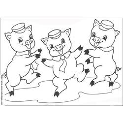 Página para colorir: Porco (animais) #3728 - Páginas para Colorir Imprimíveis Gratuitamente