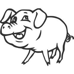 Página para colorir: Porco (animais) #3769 - Páginas para Colorir Imprimíveis Gratuitamente