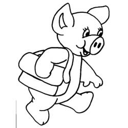 Página para colorir: Porco (animais) #3777 - Páginas para Colorir Imprimíveis Gratuitamente