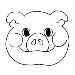 Página para colorir: Porco (animais) #3780 - Páginas para Colorir Imprimíveis Gratuitamente