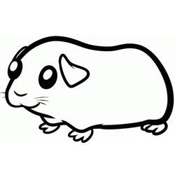 Página para colorir: Porquinho-da-índia (Animais) #211130 - Páginas para Colorir Imprimíveis Gratuitamente