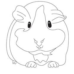 Página para colorir: Porquinho-da-índia (Animais) #211137 - Páginas para Colorir Imprimíveis Gratuitamente