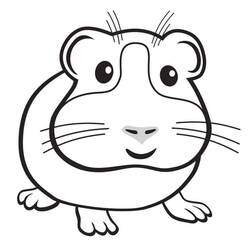 Página para colorir: Porquinho-da-índia (Animais) #211147 - Páginas para Colorir Imprimíveis Gratuitamente