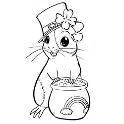 Página para colorir: Porquinho-da-índia (Animais) #211153 - Páginas para Colorir Imprimíveis Gratuitamente