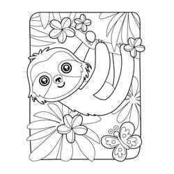 Desenho Preguiça (Animais) #210423 para imprimir e colorir