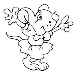Página para colorir: Rato (Animais) #15198 - Páginas para Colorir Imprimíveis Gratuitamente