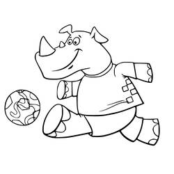 Desenho Rinoceronte (Animais) #206674 para imprimir e colorir