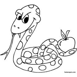 Desenho Serpente (Animais) #14436 para imprimir e colorir