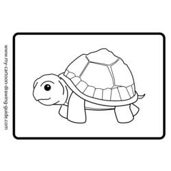 Página para colorir: Tartaruga (animais) #13466 - Páginas para Colorir Imprimíveis Gratuitamente