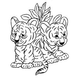 Página para colorir: Tigre (animais) #13612 - Páginas para Colorir Imprimíveis Gratuitamente
