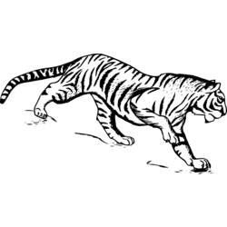 Página para colorir: Tigre (animais) #13613 - Páginas para Colorir Imprimíveis Gratuitamente