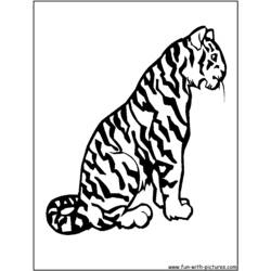 Página para colorir: Tigre (animais) #13619 - Páginas para Colorir Imprimíveis Gratuitamente