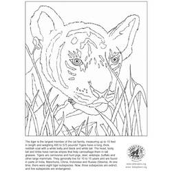 Página para colorir: Tigre (animais) #13627 - Páginas para Colorir Imprimíveis Gratuitamente