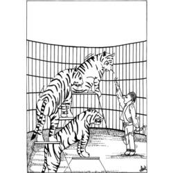 Página para colorir: Tigre (animais) #13646 - Páginas para Colorir Imprimíveis Gratuitamente