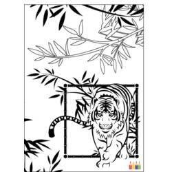 Página para colorir: Tigre (animais) #13656 - Páginas para Colorir Imprimíveis Gratuitamente