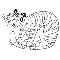 Página para colorir: Tigre (animais) #13693 - Páginas para Colorir Imprimíveis Gratuitamente