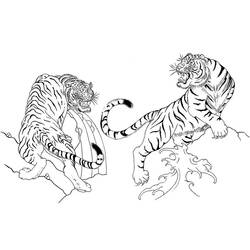 Página para colorir: Tigre (animais) #13705 - Páginas para Colorir Imprimíveis Gratuitamente