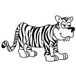Página para colorir: Tigre (animais) #13725 - Páginas para Colorir Imprimíveis Gratuitamente