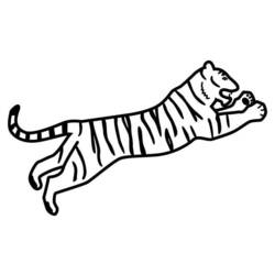 Página para colorir: Tigre (animais) #13780 - Páginas para Colorir Imprimíveis Gratuitamente