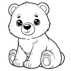 Desenho Ursinho (Animais) #214456 para imprimir e colorir