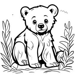 Desenho Ursinho (Animais) #214465 para imprimir e colorir