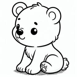 Desenho Ursinho (Animais) #214476 para imprimir e colorir