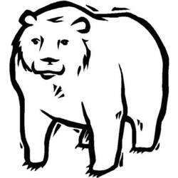 Página para colorir: Urso (animais) #12250 - Páginas para Colorir Imprimíveis Gratuitamente