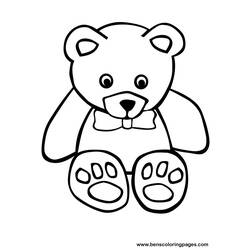 Página para colorir: Urso (animais) #12312 - Páginas para Colorir Imprimíveis Gratuitamente