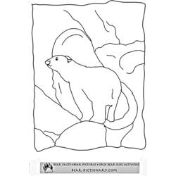 Página para colorir: Urso (animais) #12353 - Páginas para Colorir Imprimíveis Gratuitamente