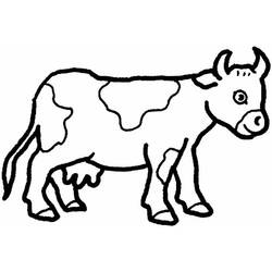 Página para colorir: Vaca (animais) #13191 - Páginas para Colorir Imprimíveis Gratuitamente