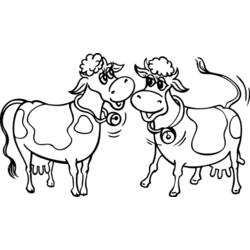 Página para colorir: Vaca (animais) #13222 - Páginas para Colorir Imprimíveis Gratuitamente