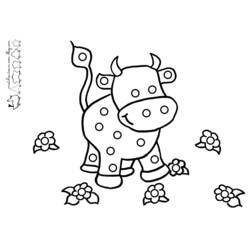 Página para colorir: Vaca (animais) #13225 - Páginas para Colorir Imprimíveis Gratuitamente